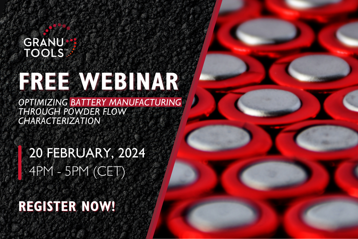 Optimizing Battery Manufacturing through Powder Flow Characterization